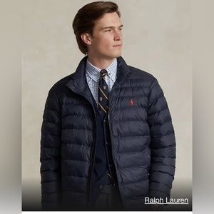 Polo Ralph Lauren Navy 
 Packable Jacket